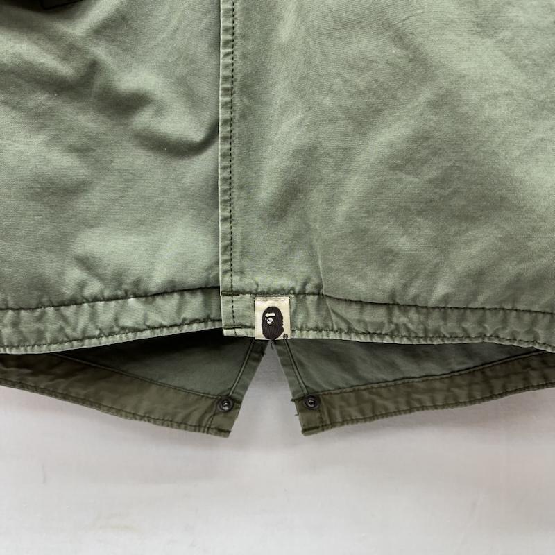 アベイシングエイプ A BATHING APE コート コート一般 ミリタリー モッズ コート XS カーキオリーブ / カーキオリーブ / レディース USED 古着 中古 50154887