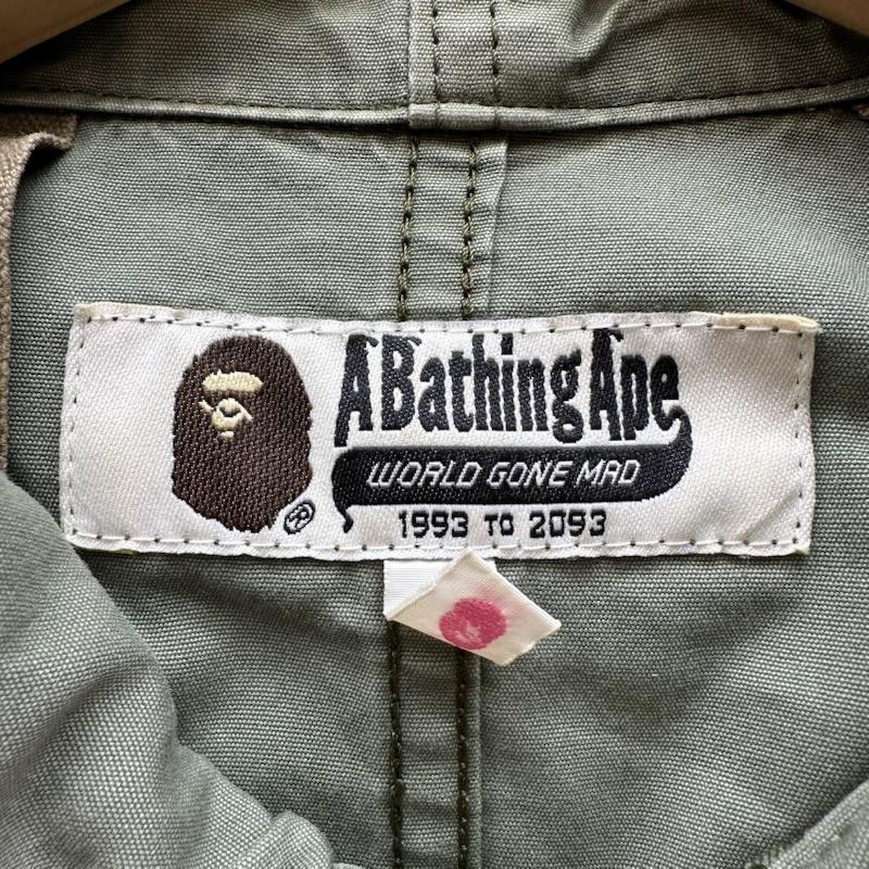 アベイシングエイプ A BATHING APE コート コート一般 ミリタリー モッズ コート XS カーキオリーブ / カーキオリーブ / レディース USED 古着 中古 50154887