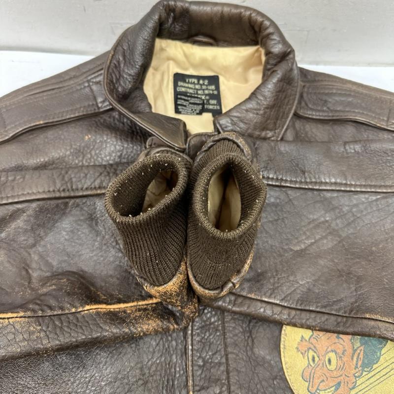 アヴィレックス AVIREX ジャケット、上着 フライトジャケット A-2 フライト レザー ジャケット B-29 S 茶 / ブラウン / brown メンズ USED 古着 中古 50154888