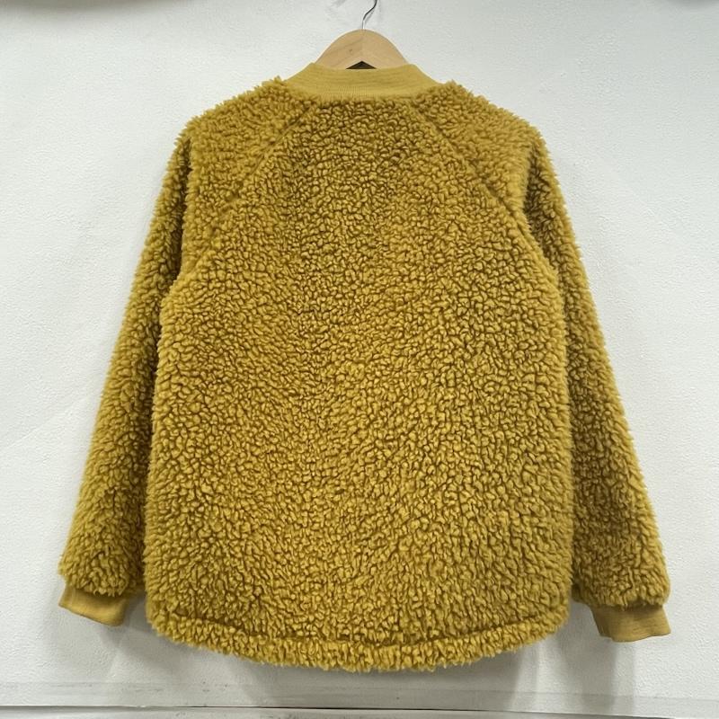 パタゴニア patagonia ジャケット、上着 ジャンパー、ブルゾン ボア ジャケット ブルゾン マスタード フリース スナップボタン XXL 無地 X ワンポイント X ロゴ、文字 X 刺繍 マスタード / マスタード / ガールズ USED 古着 中古 50154890
