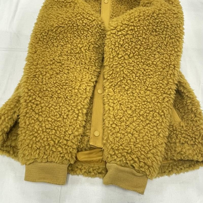 パタゴニア patagonia ジャケット、上着 ジャンパー、ブルゾン ボア ジャケット ブルゾン マスタード フリース スナップボタン XXL 無地 X ワンポイント X ロゴ、文字 X 刺繍 マスタード / マスタード / ガールズ USED 古着 中古 50154890