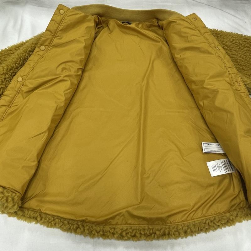 パタゴニア patagonia ジャケット、上着 ジャンパー、ブルゾン ボア ジャケット ブルゾン マスタード フリース スナップボタン XXL 無地 X ワンポイント X ロゴ、文字 X 刺繍 マスタード / マスタード / ガールズ USED 古着 中古 50154890
