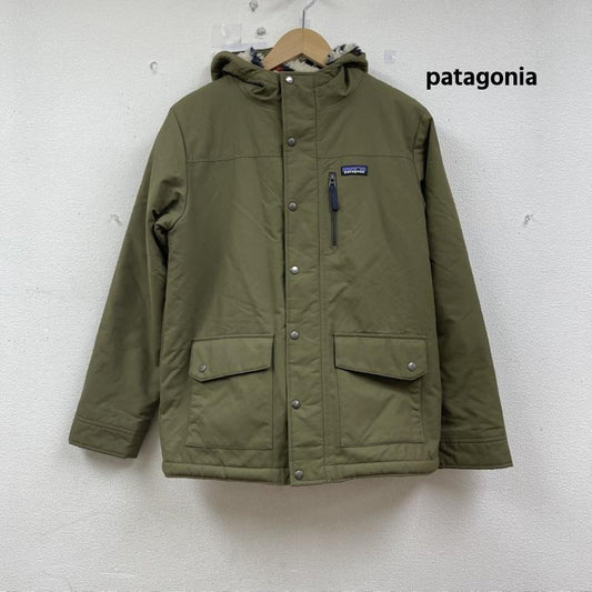 パタゴニア patagonia ジャケット、上着 ジャンパー、ブルゾン インファーノ ジャケット 裏ボア ジップ アップ パーカー 68460 キッズ XL カーキ / カーキ / khaki ボーイズ USED 古着 中古 50154891