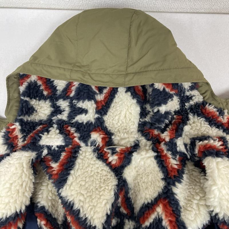 パタゴニア patagonia ジャケット、上着 ジャンパー、ブルゾン インファーノ ジャケット 裏ボア ジップ アップ パーカー 68460 キッズ XL カーキ / カーキ / khaki ボーイズ USED 古着 中古 50154891