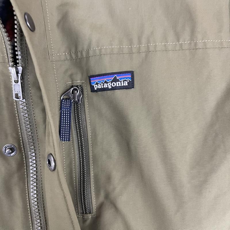 パタゴニア patagonia ジャケット、上着 ジャンパー、ブルゾン インファーノ ジャケット 裏ボア ジップ アップ パーカー 68460 キッズ XL カーキ / カーキ / khaki ボーイズ USED 古着 中古 50154891