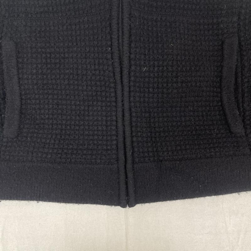 ジェームスパース JAMES PERSE パーカー 長袖 カーディガン ウール サーマル ジップ アップ フーディー 0 黒 / ブラック / black メンズ USED 古着 中古 50154894