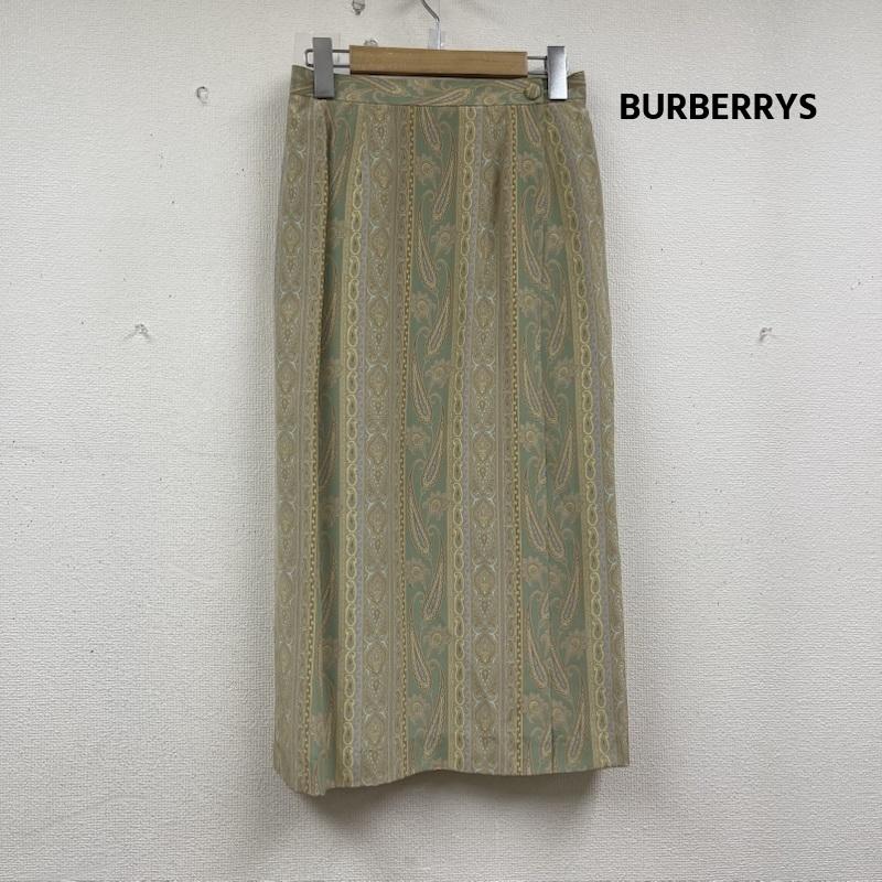 バーバリーズ BURBERRYS スカート ロングスカート ペイズリー 柄 シルク スカート fxa22-152 ベージュ / ベージュ / beige レディース USED 古着 中古 50154895