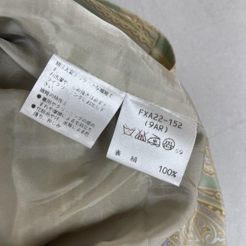 バーバリーズ BURBERRYS スカート ロングスカート ペイズリー 柄 シルク スカート fxa22-152 ベージュ / ベージュ / beige レディース USED 古着 中古 50154895