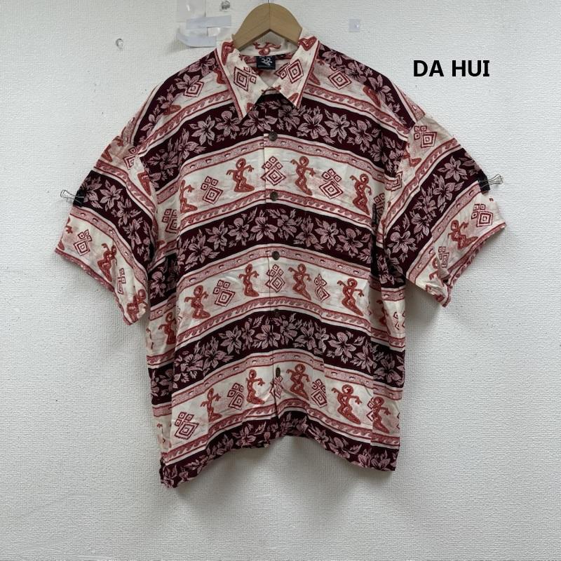 古着 USED シャツ、ブラウス 半袖 DA HUI アロハ シャツ 花柄 M 赤 / レッド / red メンズ USED 古着 中古 50154911