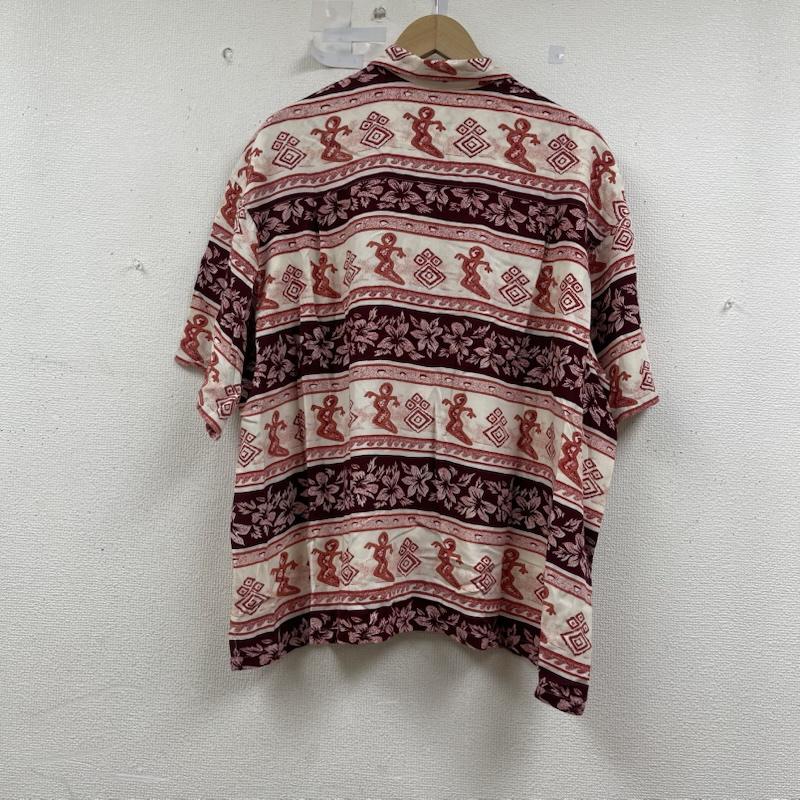 古着 USED シャツ、ブラウス 半袖 DA HUI アロハ シャツ 花柄 M 赤 / レッド / red メンズ USED 古着 中古 50154911