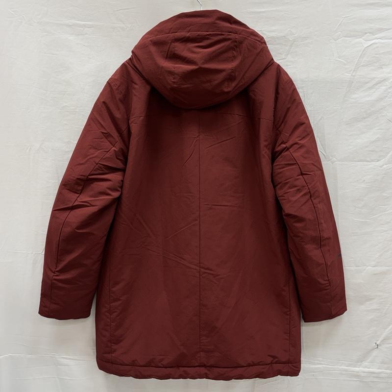 メレル MERRELL ジャケット、上着 ジャンパー、ブルゾン プリマロフト 中綿 ロング丈 ナイロン コート ジャケット フード取り外し可能 MLM2D4JK1133 M えんじ / ワインレッド / dark red メンズ USED 古着 中古 50154915