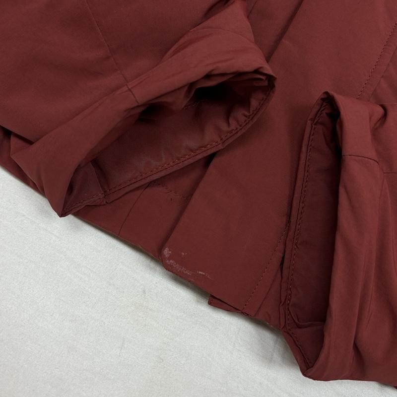 メレル MERRELL ジャケット、上着 ジャンパー、ブルゾン プリマロフト 中綿 ロング丈 ナイロン コート ジャケット フード取り外し可能 MLM2D4JK1133 M えんじ / ワインレッド / dark red メンズ USED 古着 中古 50154915