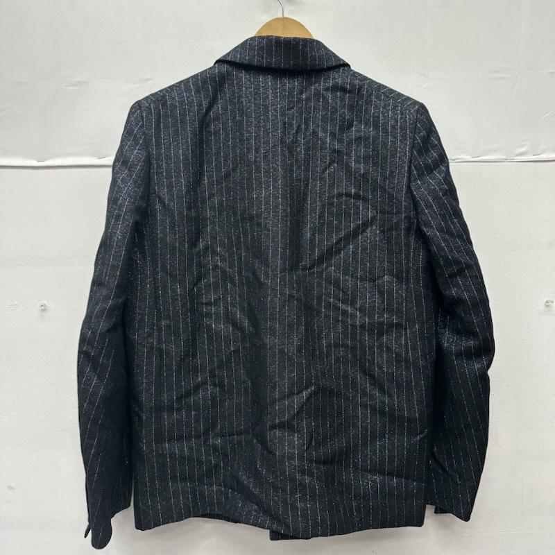 サルバム sulvam ジャケット、上着 ジャケット、ブレザー ラメ ストライプ テーラード ジャケット S0-J03-110 S 黒 / ブラック / black メンズ USED 古着 中古 50154923