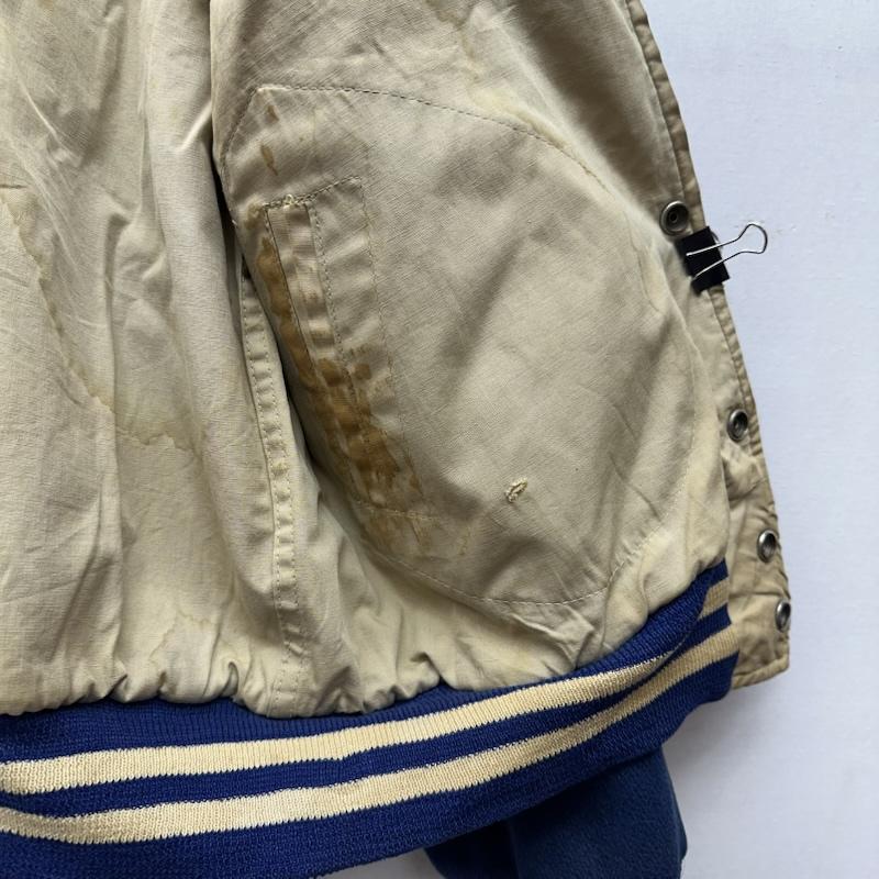 古着 USED ジャケット、上着 ジャンパー、ブルゾン 50s PEPPERRELL A.F.B ワッペン スタジャン - 青 / ブルー / blue メンズ USED 古着 中古 50154924