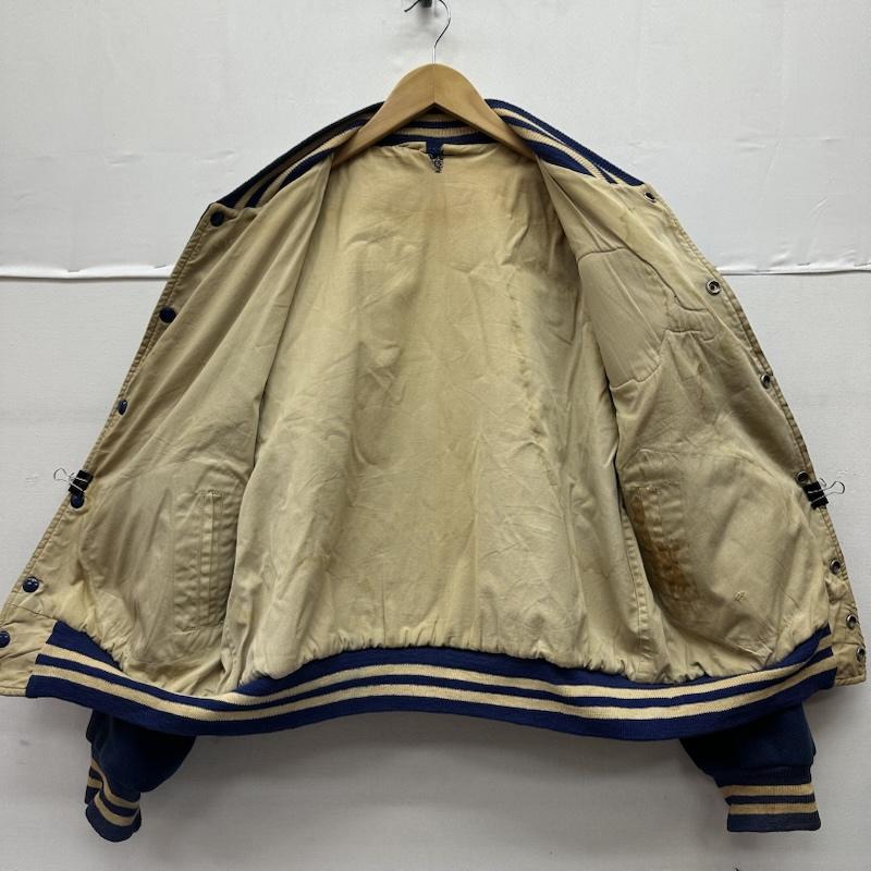古着 USED ジャケット、上着 ジャンパー、ブルゾン 50s PEPPERRELL A.F.B ワッペン スタジャン - 青 / ブルー / blue メンズ USED 古着 中古 50154924