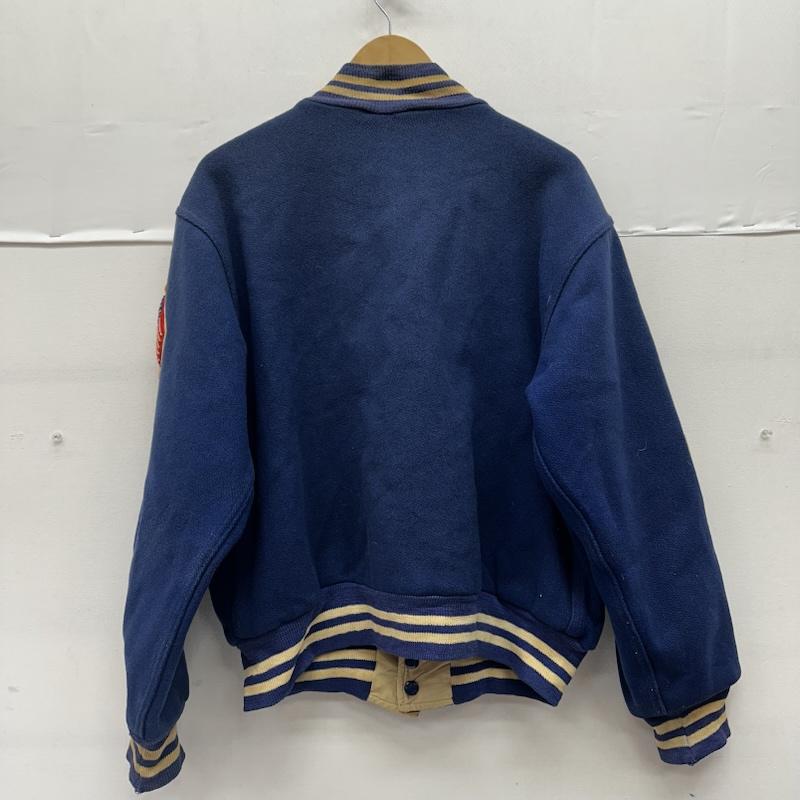 古着 USED ジャケット、上着 ジャンパー、ブルゾン 50s PEPPERRELL A.F.B ワッペン スタジャン - 青 / ブルー / blue メンズ USED 古着 中古 50154924