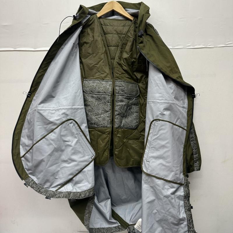 アンリアレイジ ANREALAGE ジャケット、上着 ジャンパー、ブルゾン PUMA 2IN1 LONG COAT ナイロン 変形 コート M カーキオリーブ / カーキオリーブ / メンズ USED 古着 中古 50154926