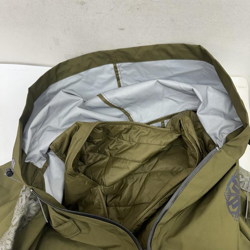 アンリアレイジ ANREALAGE ジャケット、上着 ジャンパー、ブルゾン PUMA 2IN1 LONG COAT ナイロン 変形 コート M カーキオリーブ / カーキオリーブ / メンズ USED 古着 中古 50154926