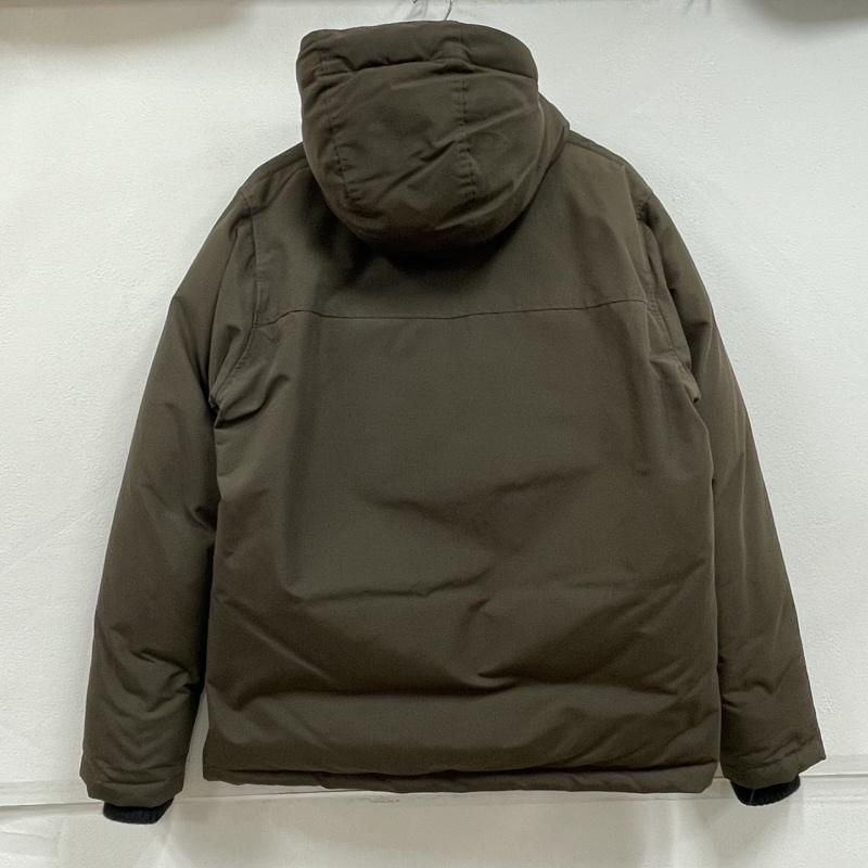 シェラデザイン SIERRA DESIGNS ジャケット、上着 ダウンジャケット マウンテン ダウン パーカー ジャケット 中綿 コート フード ダブルジップ M 無地 カーキ / カーキ / khaki メンズ USED 古着 中古 50154939