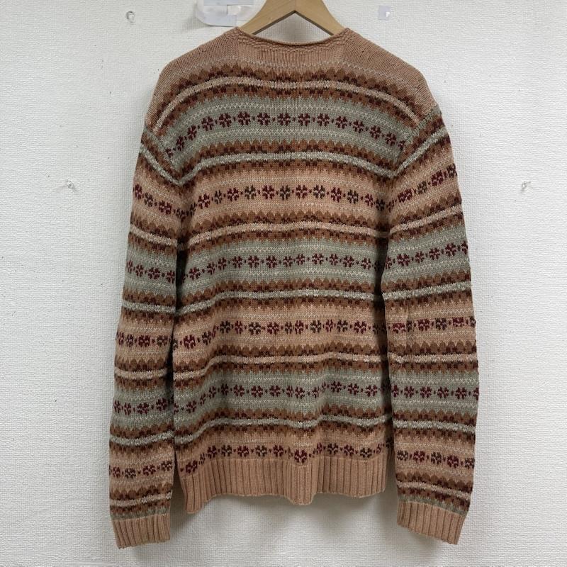 ポロバイラルフローレン Polo by RALPH LAUREN ニット、セーター 長袖 HAND KNIT ニット セーター リネン KR-RL-NA3641 L 茶 / ブラウン / brown メンズ USED 古着 中古 50154949