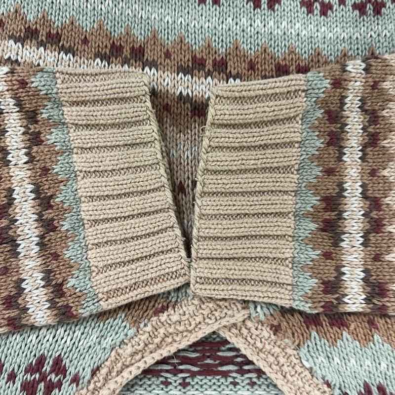 ポロバイラルフローレン Polo by RALPH LAUREN ニット、セーター 長袖 HAND KNIT ニット セーター リネン KR-RL-NA3641 L 茶 / ブラウン / brown メンズ USED 古着 中古 50154949