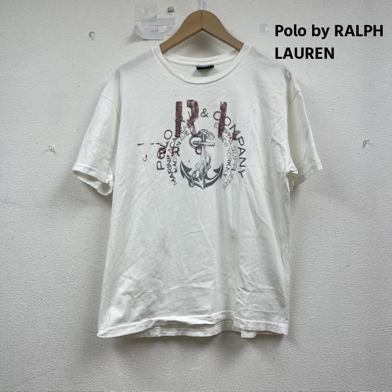 ポロバイラルフローレン Polo by RALPH LAUREN Tシャツ 半袖 MARINE ACADEMY アンカー プリント Tシャツ S 白 / ホワイト / white メンズ USED 古着 中古 50154957