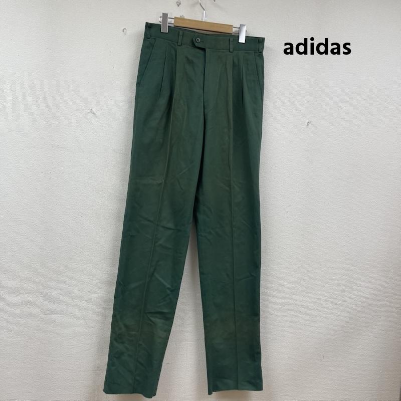 アディダス adidas パンツ ワークパンツ、ペインターパンツ 80s 90s デサント期 ワーク ワイド パンツ 32インチ 緑 / グリーン / green メンズ USED 古着 中古 50154958