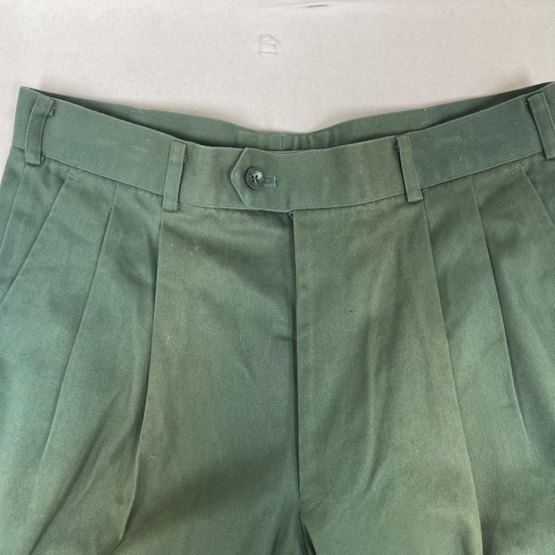 アディダス adidas パンツ ワークパンツ、ペインターパンツ 80s 90s デサント期 ワーク ワイド パンツ 32インチ 緑 / グリーン / green メンズ USED 古着 中古 50154958
