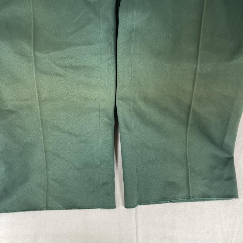 アディダス adidas パンツ ワークパンツ、ペインターパンツ 80s 90s デサント期 ワーク ワイド パンツ 32インチ 緑 / グリーン / green メンズ USED 古着 中古 50154958