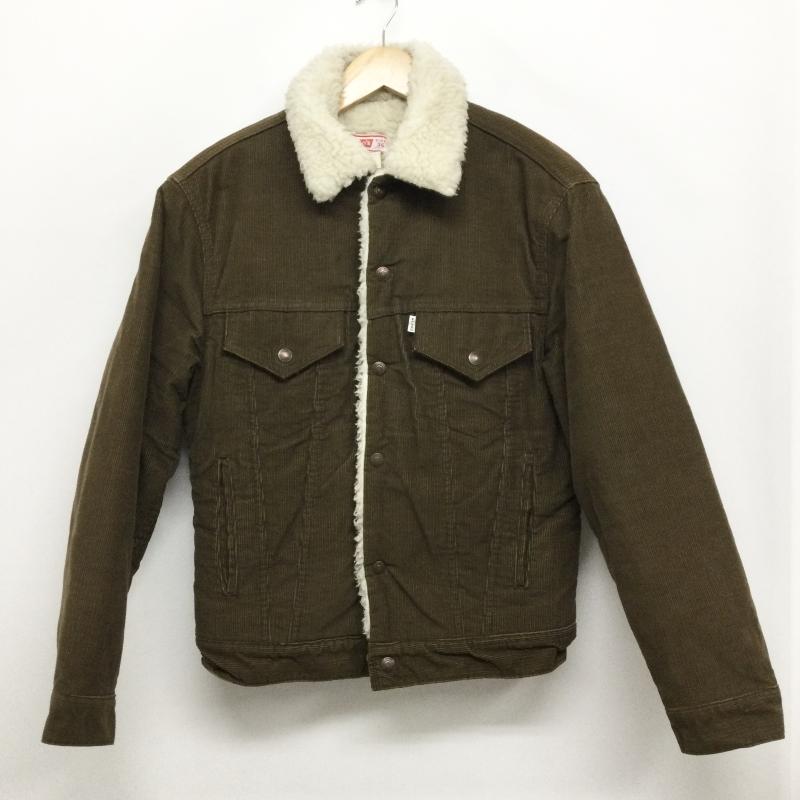 リーバイス Levi s ジャケット、上着 ジャケット、ブレザー USA製 Levi s リーバイス 70608-1529 コーデュロイボアジャケット 36 無地 茶 / ブラウン / brown メンズ USED 古着 中古 50154959