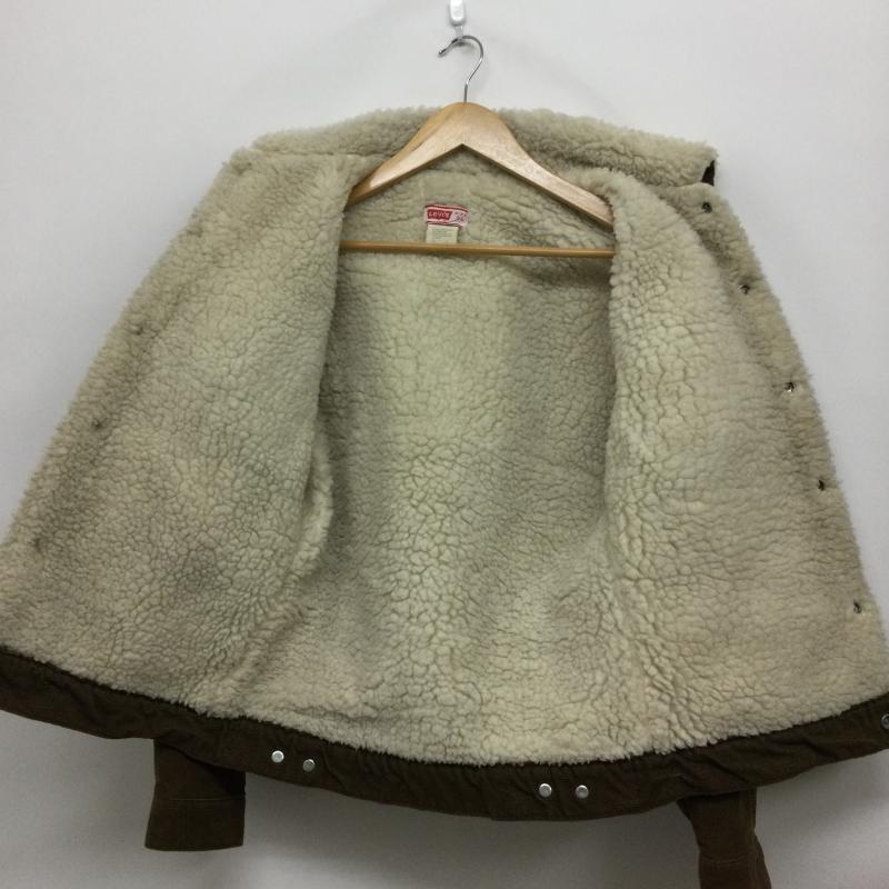 リーバイス Levi s ジャケット、上着 ジャケット、ブレザー USA製 Levi s リーバイス 70608-1529 コーデュロイボアジャケット 36 無地 茶 / ブラウン / brown メンズ USED 古着 中古 50154959