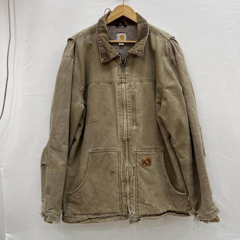 カーハート Carhartt ジャケット、上着 ジャンパー、ブルゾン リッジコート C61 FRB ダック ワーク ボロ フェード L メンズ USED 古着 中古 50154975