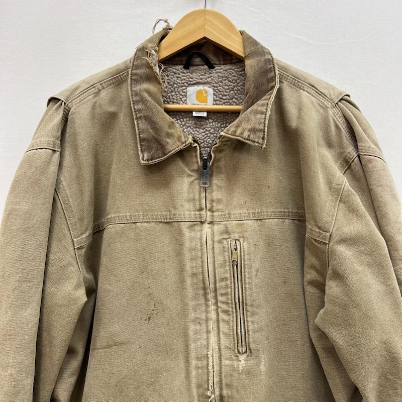 カーハート Carhartt ジャケット、上着 ジャンパー、ブルゾン リッジコート C61 FRB ダック ワーク ボロ フェード L メンズ USED 古着 中古 50154975