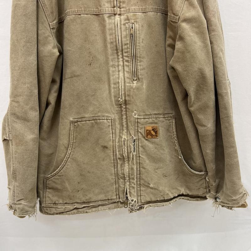 カーハート Carhartt ジャケット、上着 ジャンパー、ブルゾン リッジコート C61 FRB ダック ワーク ボロ フェード L メンズ USED 古着 中古 50154975
