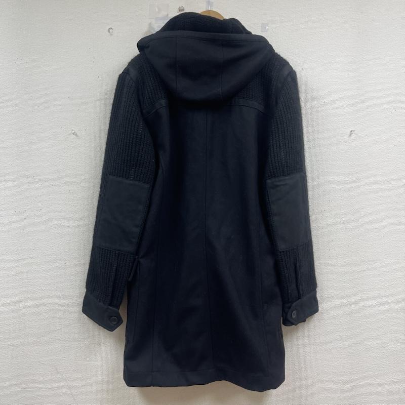 古着 USED コート コート一般 ハイブリッド デザイン ニット 切替 ミリタリー コート 黒 / ブラック / black メンズ USED 古着 中古 50154982