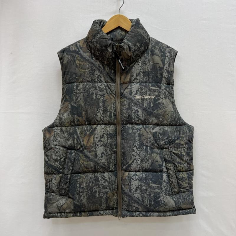 ベンデイビス BEN DAVIS ジャケット、上着 ジャンパー、ブルゾン BD PUFFER VEST リアルツリー カモ パファー ベスト L メンズ USED 古着 中古 50154984