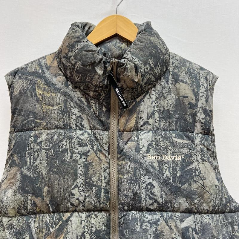 ベンデイビス BEN DAVIS ジャケット、上着 ジャンパー、ブルゾン BD PUFFER VEST リアルツリー カモ パファー ベスト L メンズ USED 古着 中古 50154984