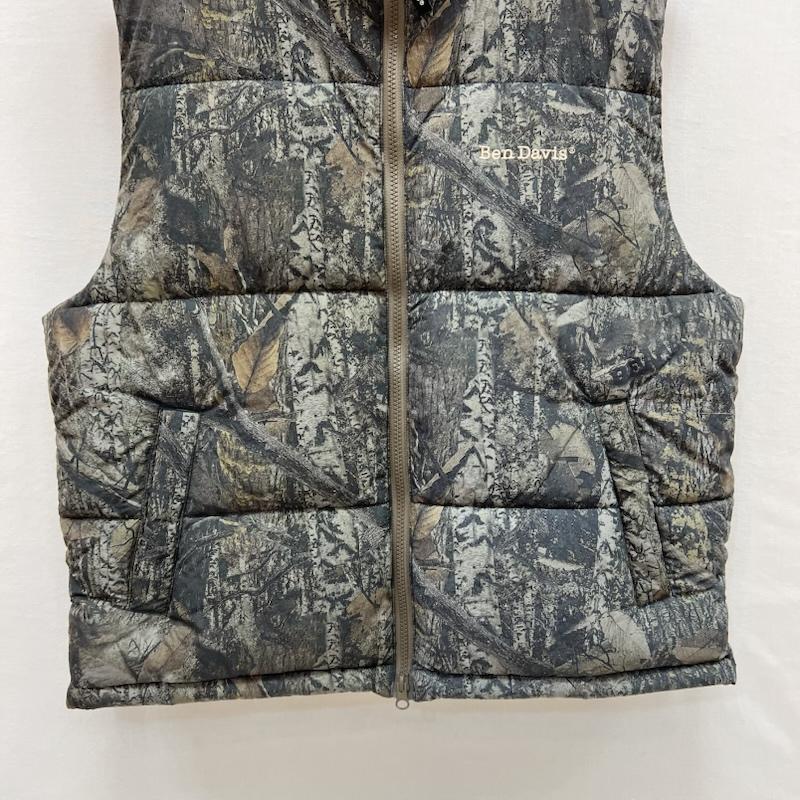 ベンデイビス BEN DAVIS ジャケット、上着 ジャンパー、ブルゾン BD PUFFER VEST リアルツリー カモ パファー ベスト L メンズ USED 古着 中古 50154984