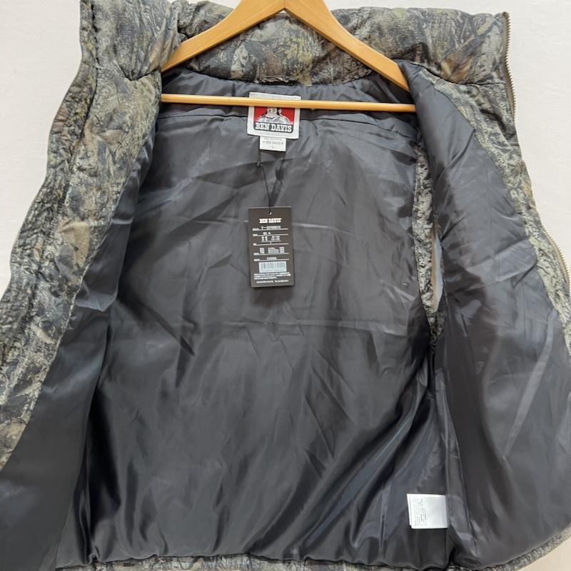 ベンデイビス BEN DAVIS ジャケット、上着 ジャンパー、ブルゾン BD PUFFER VEST リアルツリー カモ パファー ベスト L メンズ USED 古着 中古 50154984