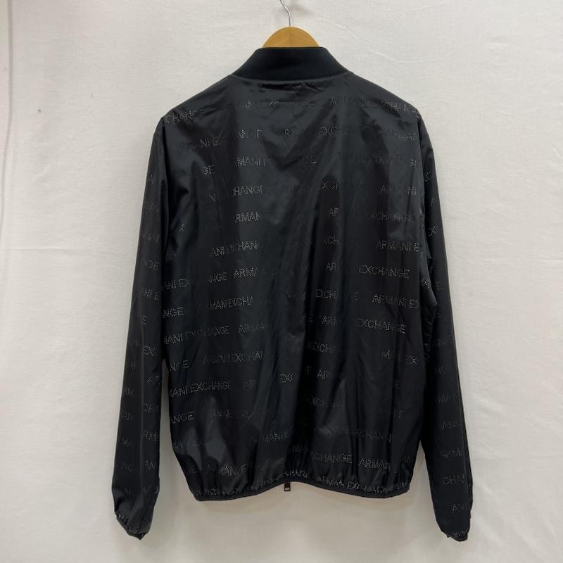 アルマーニエクスチェンジ ARMANI EXCHANGE ジャケット、上着 ジャンパー、ブルゾン パンチングロゴ ボンバージャケット MA-1 M 黒 / ブラック / black メンズ USED 古着 中古 50154987