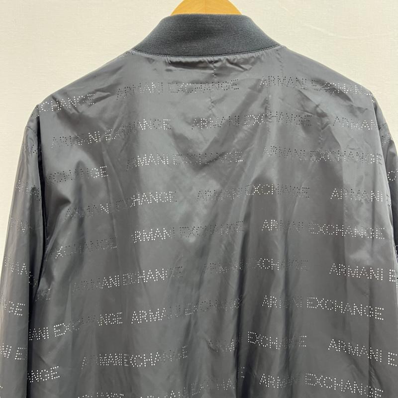 アルマーニエクスチェンジ ARMANI EXCHANGE ジャケット、上着 ジャンパー、ブルゾン パンチングロゴ ボンバージャケット MA-1 M 黒 / ブラック / black メンズ USED 古着 中古 50154987