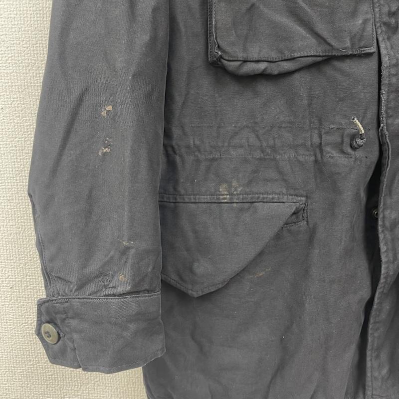 古着 USED ジャケット、上着 ジャンパー、ブルゾン M-65 ミリタリー フィールド 刺繍 ジャケット 黒 / ブラック / black メンズ USED 古着 中古 50154999