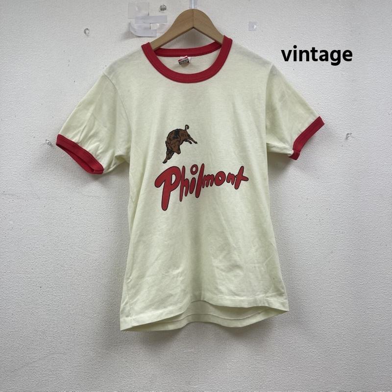 古着 USED Tシャツ 半袖 70s 80s USA製 ヴィンテージ リンガー Tシャツ オフホワイト L オフホワイト / オフホワイト / メンズ USED 古着 中古 50155000