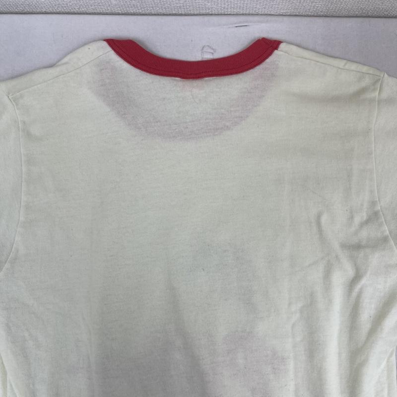 古着 USED Tシャツ 半袖 70s 80s USA製 ヴィンテージ リンガー Tシャツ オフホワイト L オフホワイト / オフホワイト / メンズ USED 古着 中古 50155000