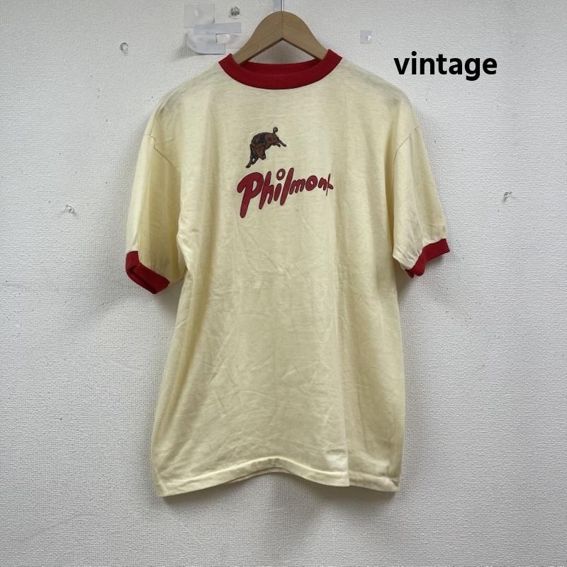 古着 USED Tシャツ 半袖 70s 80s Philmont Scout Ranch ヴィンテージ リンガー Tシャツ ベージュ / ベージュ / beige メンズ USED 古着 中古 50155003