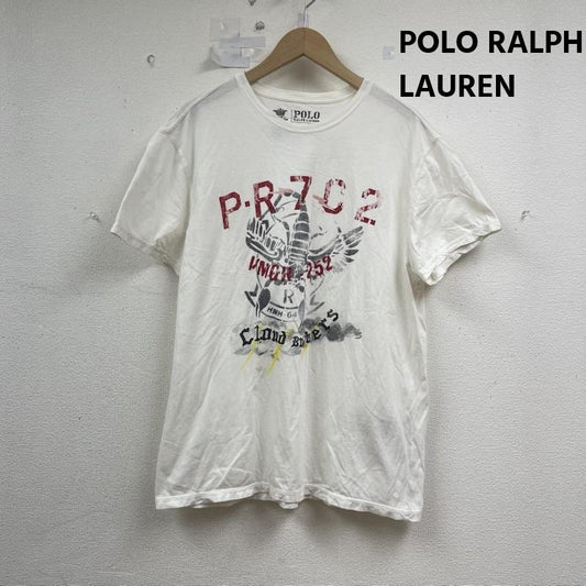ポロラルフローレン POLO RALPH LAUREN Tシャツ 半袖 PR7C2 グラフィック サソリ プリント Tシャツ 白 / ホワイト / white メンズ USED 古着 中古 50155007