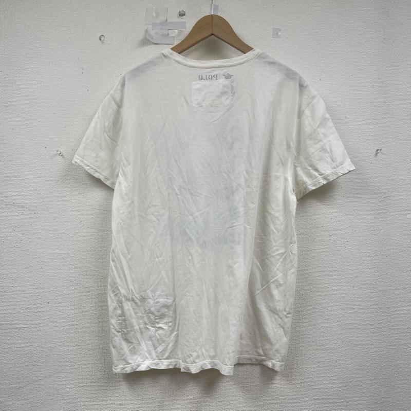 ポロラルフローレン POLO RALPH LAUREN Tシャツ 半袖 PR7C2 グラフィック サソリ プリント Tシャツ 白 / ホワイト / white メンズ USED 古着 中古 50155007