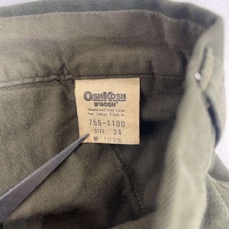 オシュコシュビゴッシュ OSHKOSHB GOSH パンツ ワークパンツ、ペインターパンツ ペインター パンツ パッチ 刺繍 カーキ 755-1100 34 カーキ / カーキ / khaki メンズ USED 古着 中古 50155009