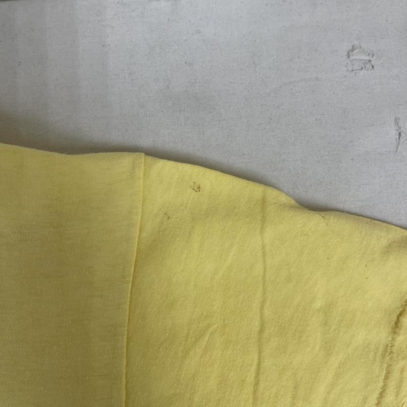 古着 USED Tシャツ 半袖 USA製 70s アニマル プリント Tシャツ L 黄 / イエロー / yellow メンズ USED 古着 中古 50155010
