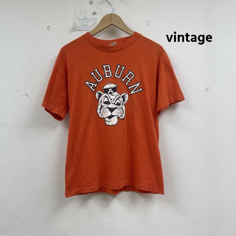 古着 USED Tシャツ 半袖 ヴィンテージ タイガース カレッジ キャラクター Tシャツ L 橙 / オレンジ / orange メンズ USED 古着 中古 50155013